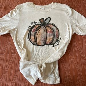 Watercolor Fall Pumpkin Graphic Tee